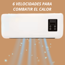 Mini aire acondicionado portátil 2 en 1