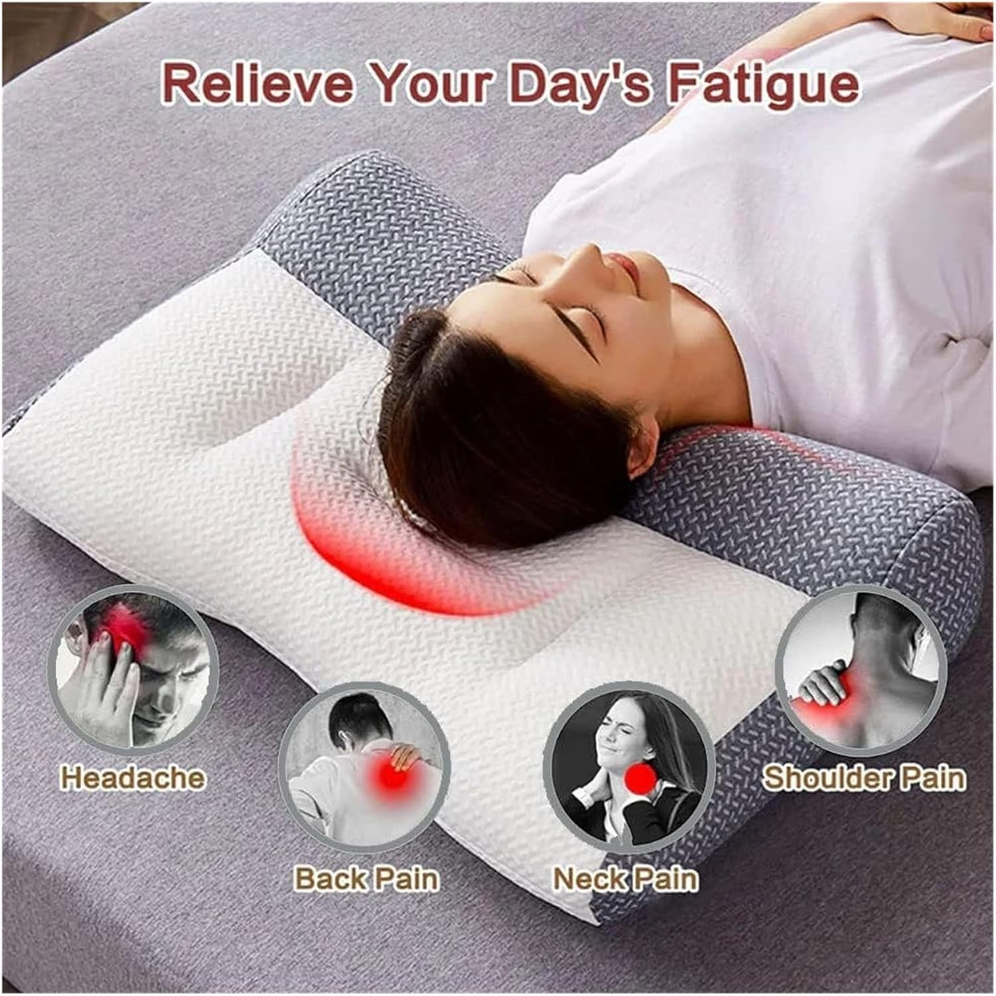 Almohada ergonómica antiestrés